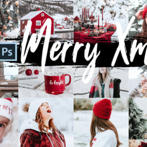 05 Merry Xmas Photoshop Actions ACR LUT