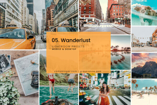 05 wanderlust blogger presets - ByPresets