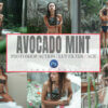 10 avocado mint mood photoshop actions - ByPresets