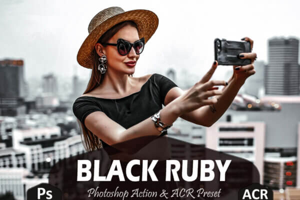 10 black ruby photoshop actions scaled - ByPresets