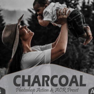 10 Charcoal Photoshop Actions and Presets