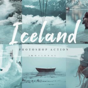 10 Iceland Photoshop Actions ACR LUT