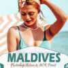 10 maldives photoshop actions acr preset - ByPresets