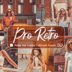 10 Pro Retro Mobile Desktop Lightroom Presets