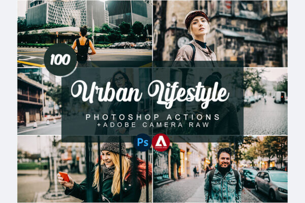 100 urban lifestyle photoshop actions - ByPresets