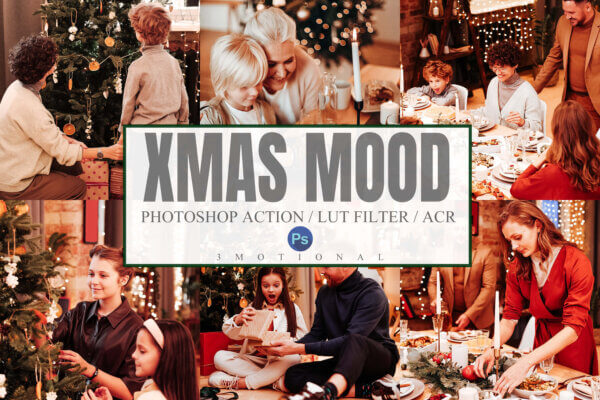 10xmas mood photoshop actions acr lut scaled - ByPresets