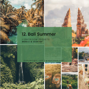 12. Bali Summer Lightroom Presets