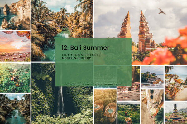 12 bali summer presets - ByPresets