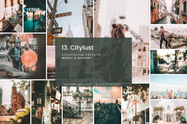 13 city lust lightroom presets - ByPresets