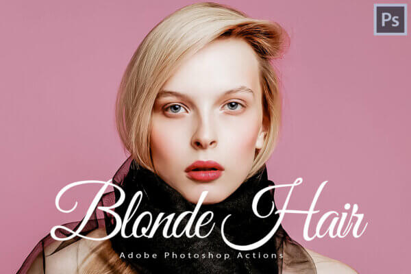 14 blonde hair photoshop actions scaled - ByPresets