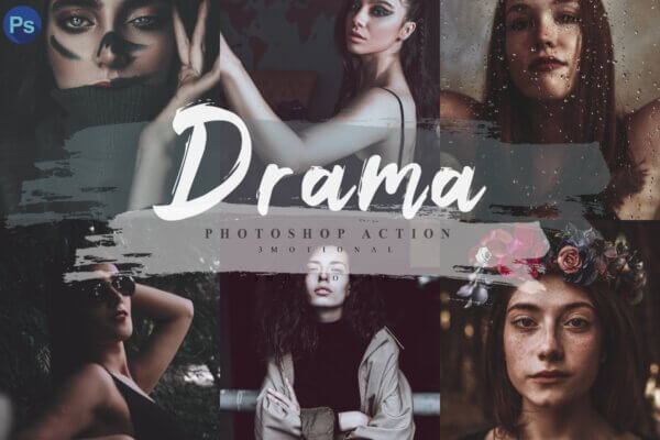 14 drama photoshop actions - ByPresets