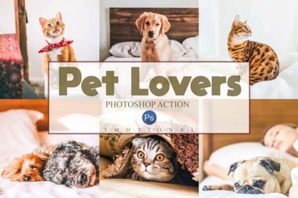 14 pet lovers photoshop actions acr luts - ByPresets