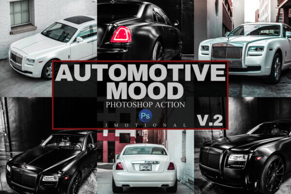 15 automotive mood photoshop actions - ByPresets