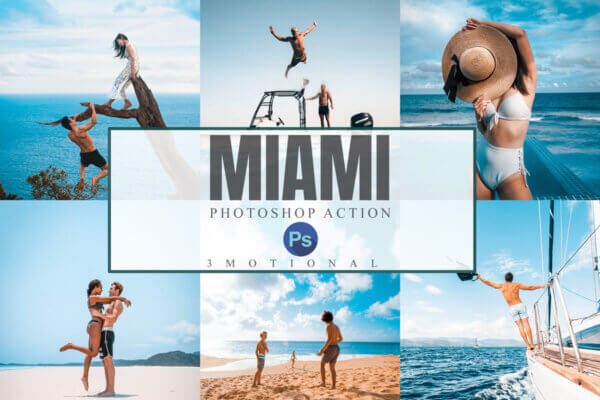 18 miami photoshop actions - ByPresets