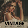 18 vintage photoshop actions acr preset - ByPresets