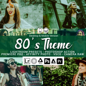 20 80s Theme Lightroom Presets