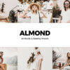 20 almond lightroom presets and luts 1 - ByPresets