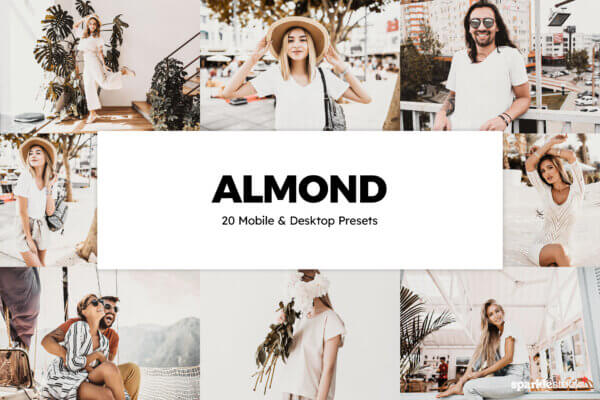 20 almond lightroom presets and luts 1 - ByPresets