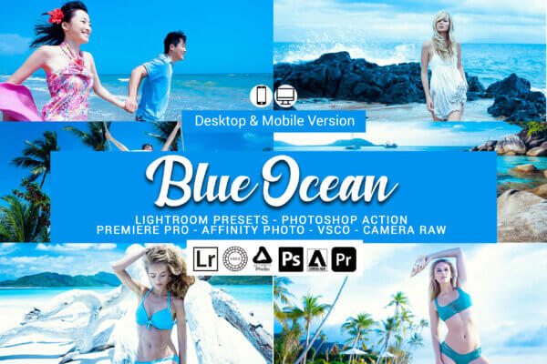 20 blue ocean presets photoshop actions scaled - ByPresets