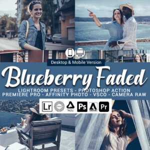 20 Blueberry Faded Lightroom Presets