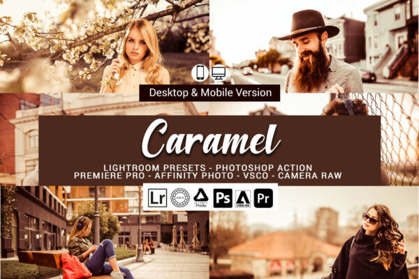 20 caramel presets photoshop actions scaled - ByPresets