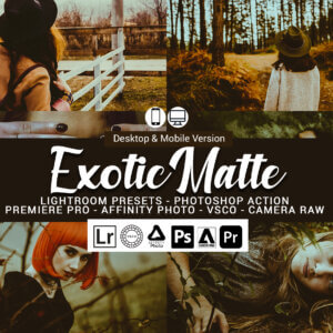 20 Exotic Matte Lightroom Presets