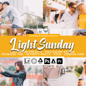 20 Light Sunday Lightroom Presets