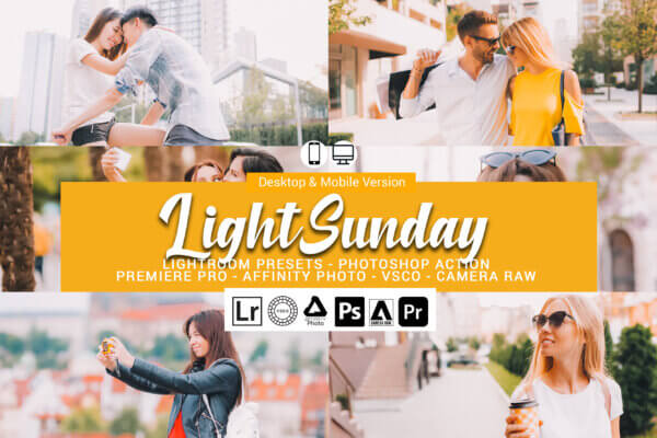 20 light sunday presets scaled - ByPresets