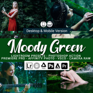 20 Moody Green Lightroom Presets