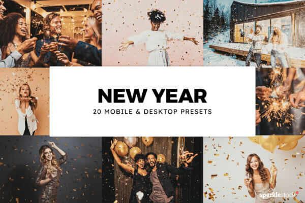 20 new year lightroom presets and luts - ByPresets