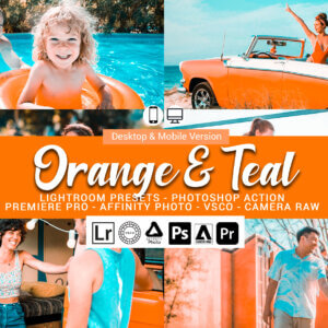 20 Orange and Teal Lightroom Presets