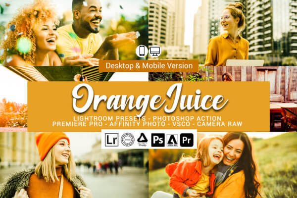 20 orange juice presets scaled - ByPresets