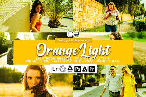 20 orange light presets scaled - ByPresets