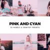 20 pink and cyan lightroom presets - ByPresets