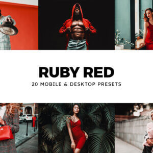 20 Ruby Red Lightroom Presets