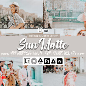 20 Sun Matte Lightroom Presets