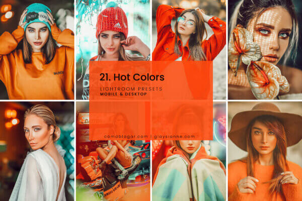 21 hot colors presets - ByPresets