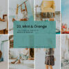 23 mint orange presets - ByPresets