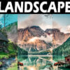 25 landscape photoshop actions acr luts - ByPresets