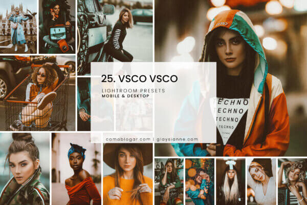 25 vsco vsco lightroom presets - ByPresets