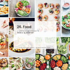 26. Food Lightroom Presets