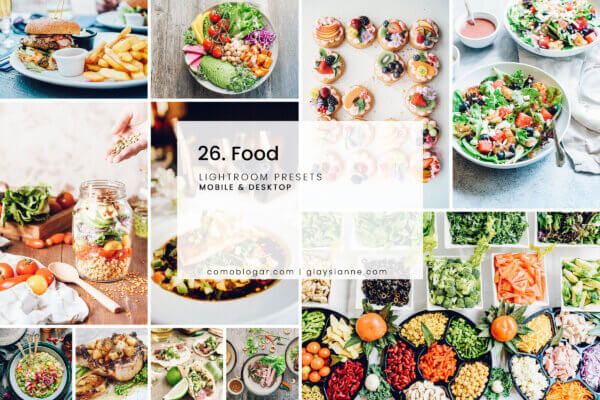 26 food lightroom presets - ByPresets