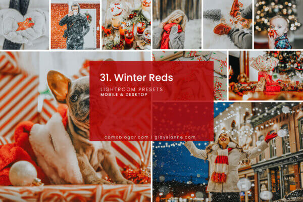 31 winter reds - ByPresets