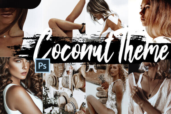 5 coconut photoshop actions scaled - ByPresets