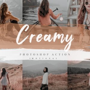 5 Creamy Photoshop Actions ACR and LUT