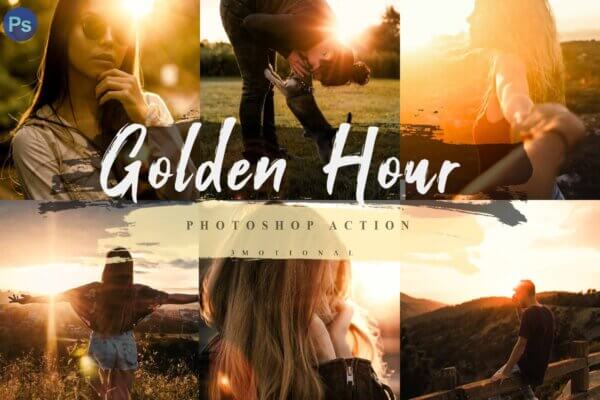 5 golden hour photoshop actions - ByPresets