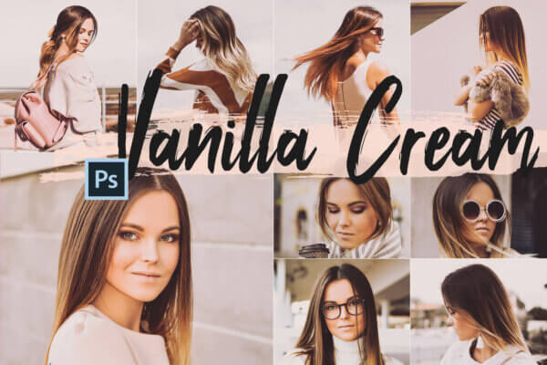 5 vanilla cream actions scaled - ByPresets