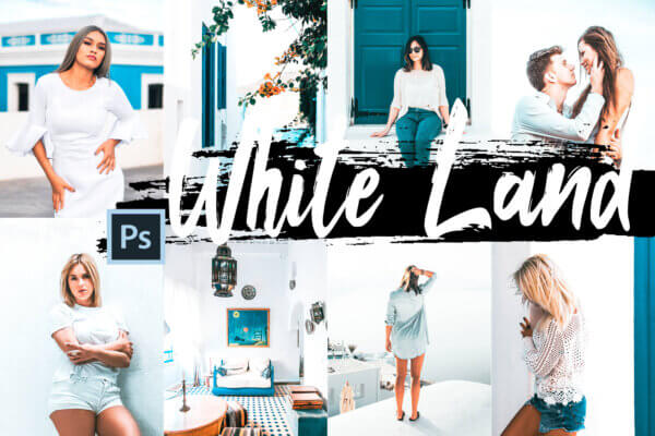 5 white land actions acr and lut scaled - ByPresets