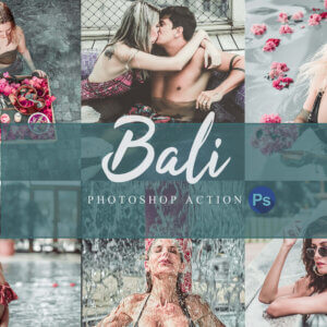 6 Photoshop Action Presets Bali ACR Luts