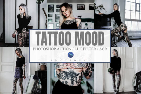 6 tattoo mood photoshop actions scaled - ByPresets